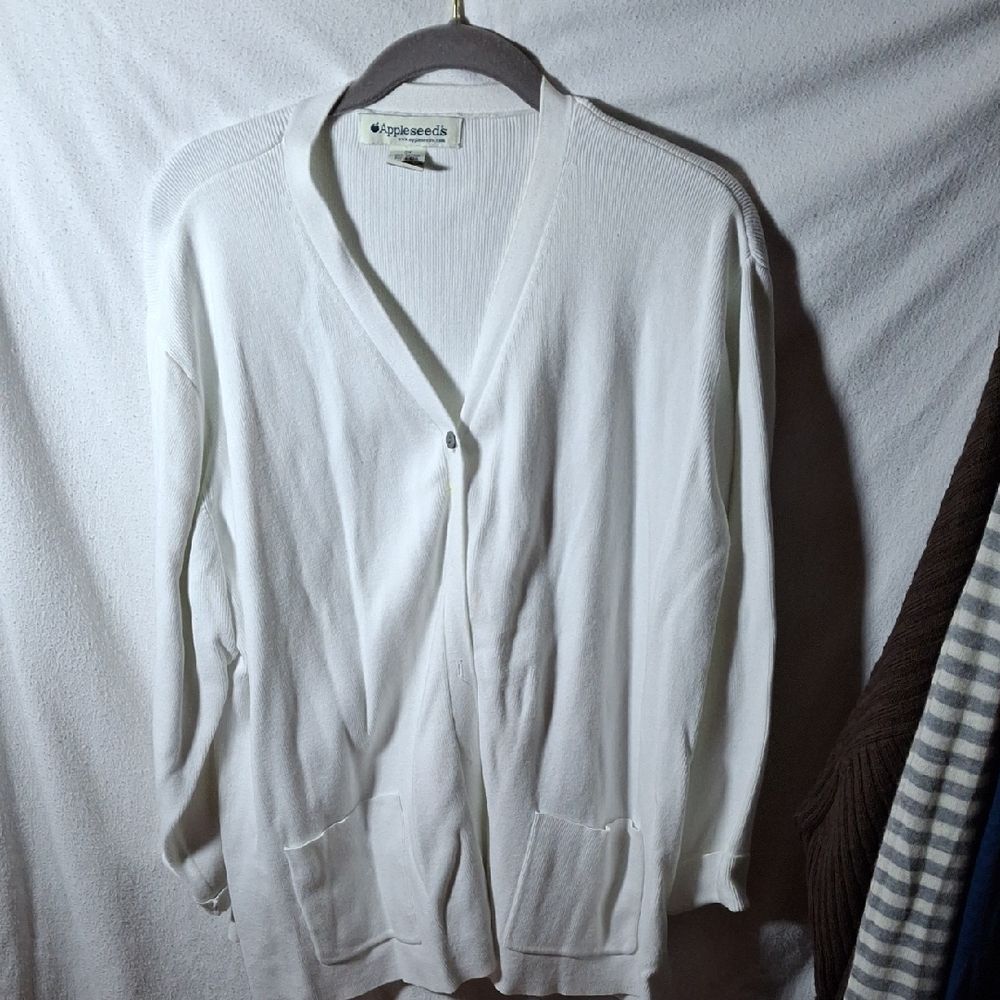 Appleseed's White Women's Sweater (Can178)